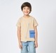 Boys crew neck tshirt Beige