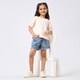 Girl  Self Design Shorts mid blue
