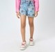 Girl  Embroidered Shorts mid blue