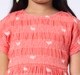 Girl  Embroidered Dress red