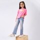 Girl  Washed Jeans blue