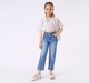 Girl  Washed Jeans blue