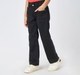 Girl  Washed Jeans black
