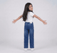 Girl  Washed Jeans blue