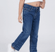 Girl  Washed Jeans blue