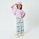 Girl  Washed Jeans blue