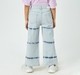 Girl  Washed Jeans blue