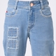 Girl  Washed Jeans blue