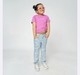 Girl  Washed Jeans blue