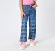 Girl  Printed Jeans blue