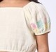 Girl  Embroidered Clothing Sets off-white
