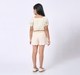 Girl  Embroidered Clothing Sets off-white