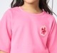 Girl  Solid Clothing Sets pink