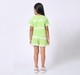 Girl  Printed Clothing Sets green