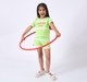 Girl  Printed Clothing Sets green