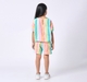 Girl  Striped Clothing Sets multicolour