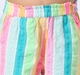 Girl  Striped Clothing Sets multicolour