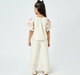 Girl  Embroidered Clothing Sets off-white