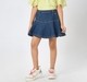 Girl  Washed Skirt blue