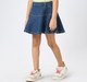 Girl  Washed Skirt blue