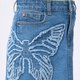 Girl  Washed Skirt blue