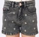 Girl  Washed Shorts grey