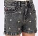 Girl  Washed Shorts grey