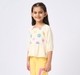 Girl  Embroidered Tops off-white
