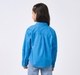 Girl  Solid Tops white+ blue