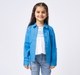 Girl  Solid Tops white+ blue
