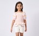 Girl  Striped Tops multicolour
