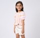 Girl  Striped Tops multicolour