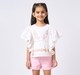 Girl  Embroidered Tops white