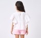 Girl  Embroidered Tops white