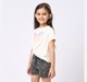 Girl  Printed T-Shirt off-white