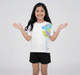 Girl  Printed T-Shirt white