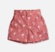 Infant Boys Printed Shirt, Shorts & Waist Coat With Bow Partywear Set