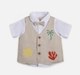 Infant Boys Shirt, Shorts & Waist Coat With Bow Partywear Set