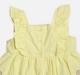 Infant Girls Embroidered Dress Yellow
