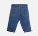 Infant Girls Floral Print Denim Jeans Blue