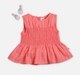 Infant Girls Top Smocking Orange