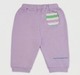 Infant Unisex Pastel Striped & Lilac Purple Joggers – Pack of 2