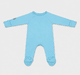 Unisex Baby Long-Sleeve Full-Length Footed Sleepsuit Pack (2-Piece) – Sky Blue & Yellow Geometric Print Mix