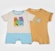 Infant Unisex Character Graphic Playful Rompers – Pack of 2