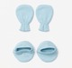 Unisex Baby Organic Cotton Clothing and Accessories Gift Set (6-Piece) – Sky Blue
