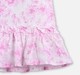Infant Girls Printed Dress with Bloomer Multicolor