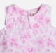 Infant Girls Printed Dress with Bloomer Multicolor