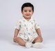 Toddler Boy's Tropical Beach Print Button-Down Shirt and Shorts Set