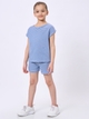 Ed-A-Mamma Kids Girls Set Blue & White