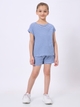 Ed-A-Mamma Kids Girls Set Blue & White